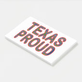 Texas Trots op Bluebonnet Post-it® Notes (Schuin)