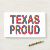Texas Trots op Bluebonnet Post-it® Notes (Op bureau)