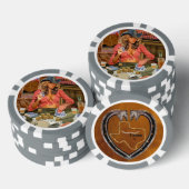 Texas trots poker chips (Opstapeling)