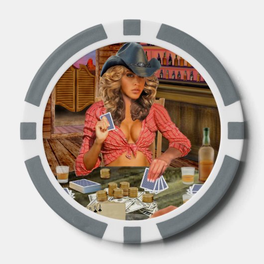 Texas trots poker chips (Voorkant)