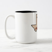 Texas Tweekleurige Koffiemok (Links)