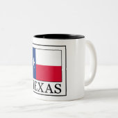 Texas Tweekleurige Koffiemok (Voorkant rechts)