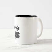 Texas Tweekleurige Koffiemok (Voorkant rechts)