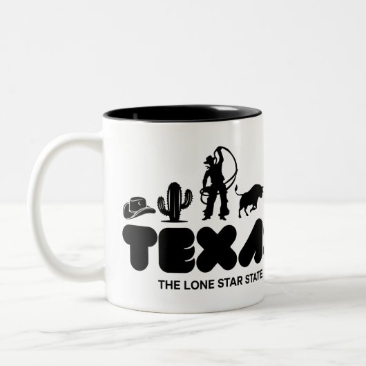 Texas Tweekleurige Koffiemok (Links)