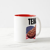 texas-tweetonige Mok (Voorkant rechts)