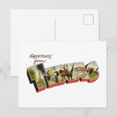 Texas TX Briefkaart (Voorkant / Achterkant)