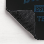 Texas TX Sport Design Navy Print Muismat (Hoek)