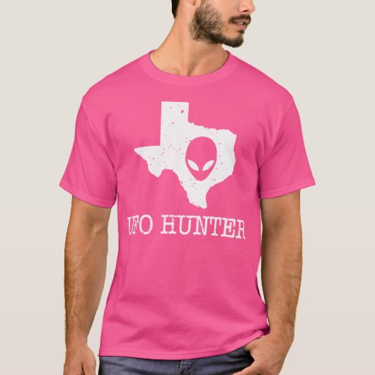 Texas Ufo Hunter T-shirt (Voorkant)
