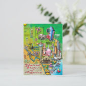 Texas USA Briefkaart (Staand voorkant)