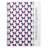 TEXAS USA FLAG Custom Add Name Notitieboek Journal (Voorkant)