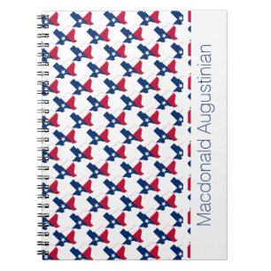 TEXAS USA FLAG Custom Add Name Notitieboek Journal