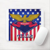 Texas USA Flag Muismat (Met muis)