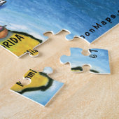 Texas USA Fun Map Legpuzzel (Zijkant)