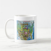Texas USA Map Koffiemok (Links)