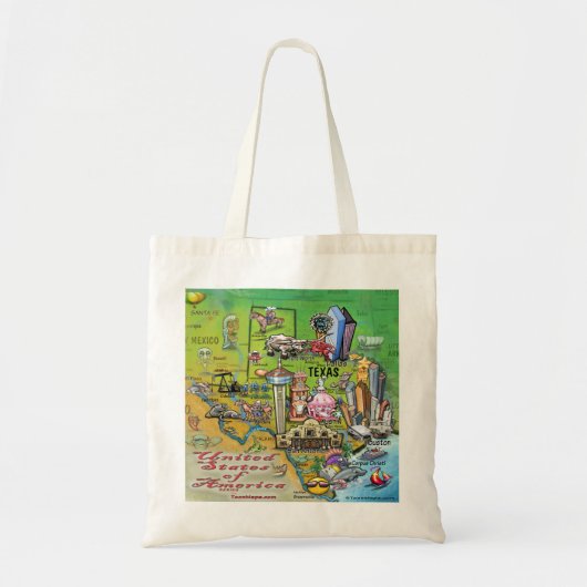 Texas USA Tote Bag (Voorkant)