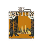 Texas USA Vintage Reiskolf Heupfles (Achterkant)