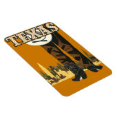 Texas USA Vintage Reismagneet Magneet (Rechterzijde)