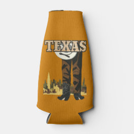 Texas USA Vintage Travel flessenkoeler Flesjeskoeler