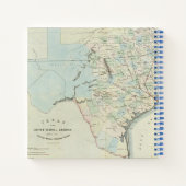 Texas van de Verenigde Staten van Amerika Notitieboek (Achterkant)