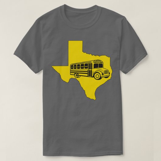 texas van schoolbuschauffeur t-shirt (Design voorkant)