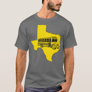 texas van schoolbuschauffeur t-shirt