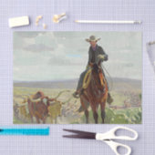 “Texas van vroeger” door W Herbert Dunton Tissuepapier (Craft)