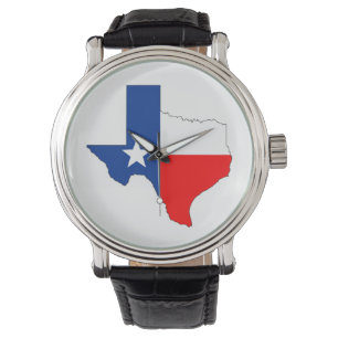 texas verenigde staten america map label shape horloge