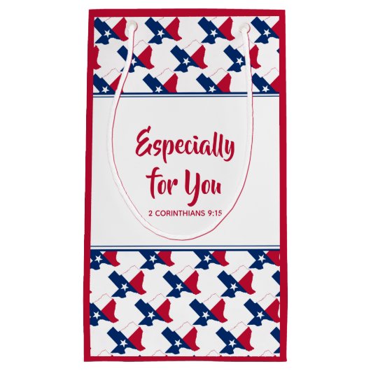 TEXAS Verenigde Staten Christelijke Eigen feestdag Klein Cadeauzakje (Voorkant)