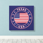 Texas, Verenigde Staten, poster, canvas Afdruk (Insitu (Houten vloer))