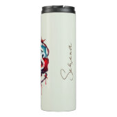 Texas verpakt in prikkeldraad thermische tumbler thermosbeker (Achterkant)