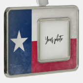 Texas Verzilverd Omlijst Ornament (Rechts)