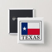 Texas Vierkante Button 5,1 Cm (Voorkant /achterkant)