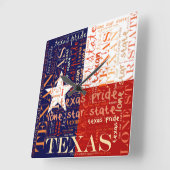 Texas Vierkante Klok (Hoek)