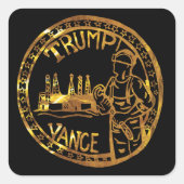 TEXAS VIERKANTE STICKER (Voorkant)