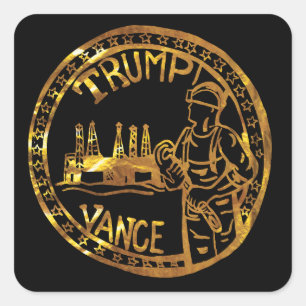 TEXAS VIERKANTE STICKER