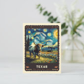 Texas | Vincent van Gogh geïnspireerd Briefkaart (Staand voorkant)