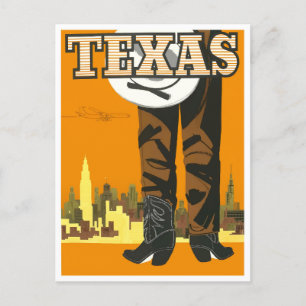 Texas vintage-briefkaart briefkaart
