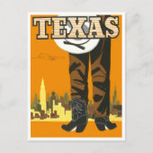 Texas vintage-briefkaart briefkaart (Voorkant)