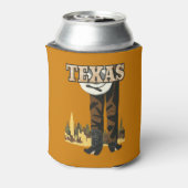Texas Vintage Travel koelbox Blikjeskoeler (Blikje Achterkant)