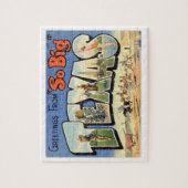 Texas Vintage Travel Legpuzzel (Verticaal)