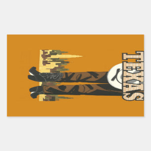 Texas Vintage Travel stickers