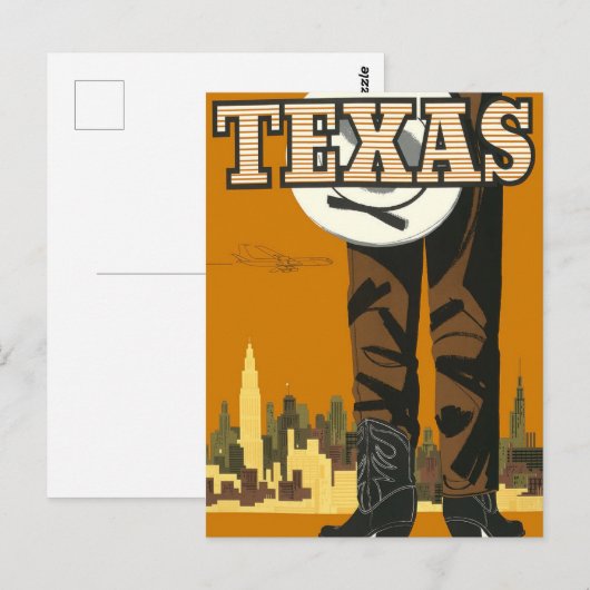 TEXAS vintonijnreis Briefkaart (Voorkant / Achterkant)