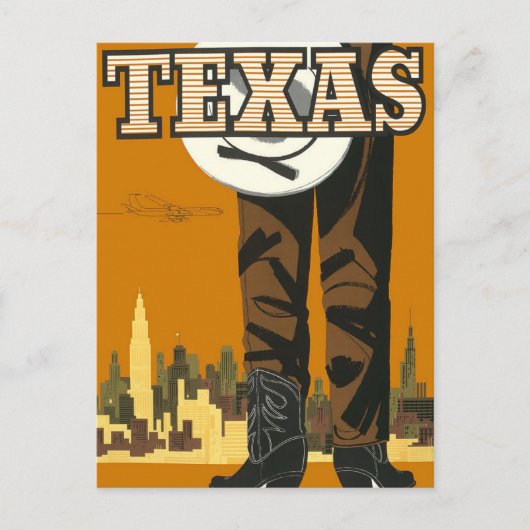 TEXAS vintonijnreis Briefkaart (Voorkant)