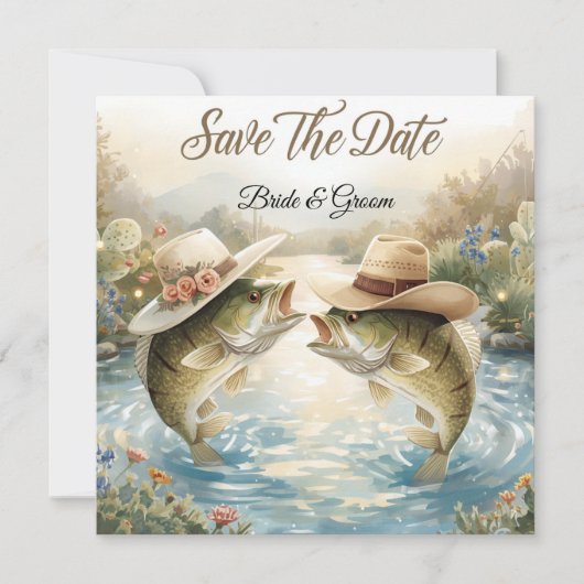 Texas Visserij Trouw Save the Date (Voorkant)