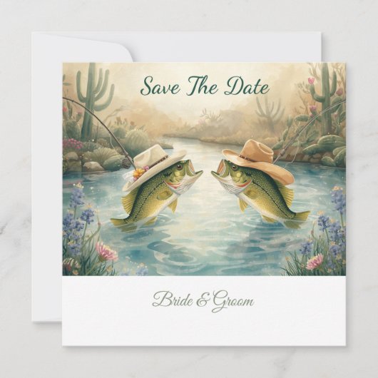 Texas Visserij Trouw Save the Date (Voorkant)