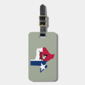 Texas Vist Bagagelabel (Voorkant verticaal)