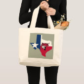 Texas Vist Grote Tote Bag (Voorkant (product))