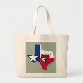 Texas Vist Grote Tote Bag (Voorkant)