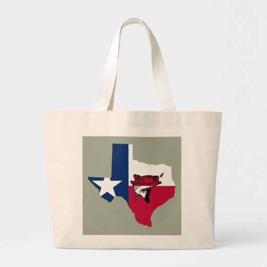 Texas Vist Grote Tote Bag (Voorkant)