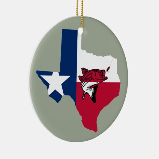Texas Vist Keramisch Ornament (Rechts)